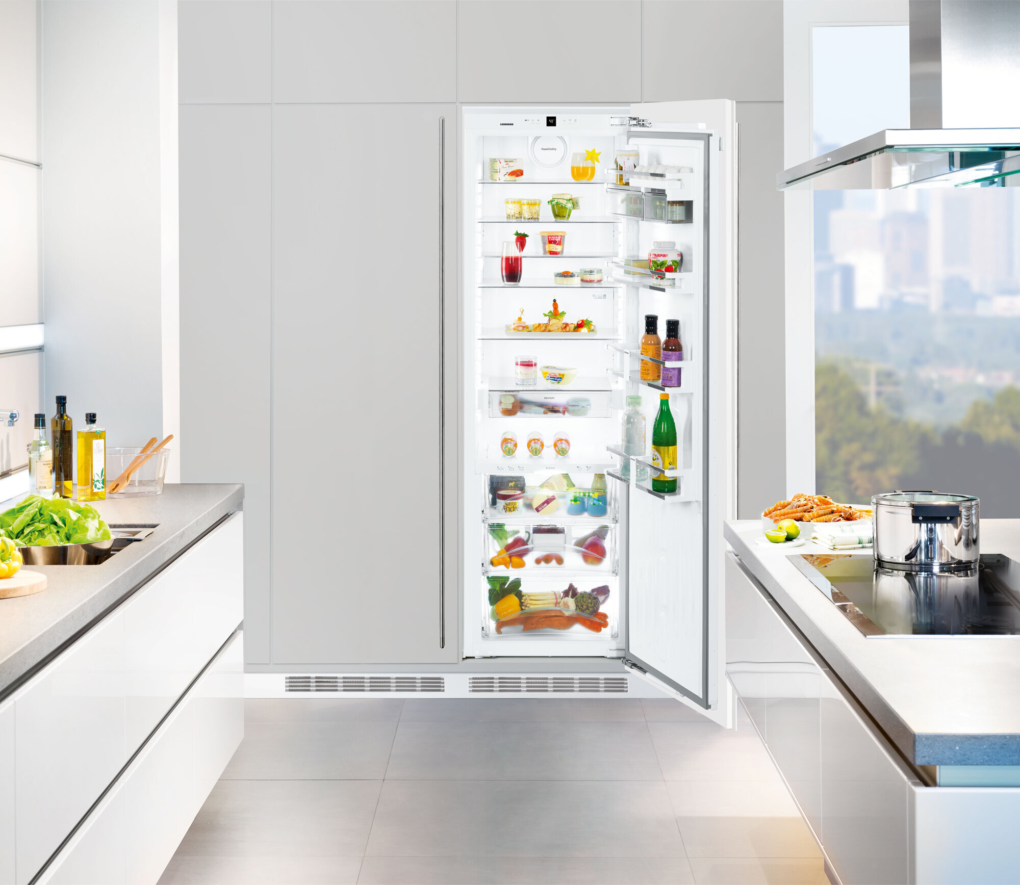 integrated fridge 1200mm high